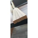 5 Adet Silinmiş Çam Çıta 1,8X1,8X100 Cm, Ahşap Dekor ve Yapı Malzemesi - Seçenek 1