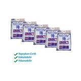 5 Adet Sin-tak 130x150 Cm Yapışkanlı Sineklik Tülü Pencere Sinekliği Sök Tak Hazır Pratik Sineklik