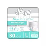 5 Adet Sleepy Antibakteriyel Emici Külot L Boy 30'Lu