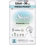 5 Adet Sleepy Bio Natural Hijyenik Ped Mega Paket Uzun 36'lı