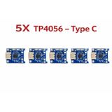 5 Adet Tp4056 Protection Type C Korumalı Lityum Lion Pil Şarj Dev