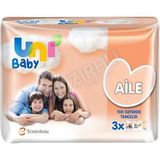 5 Adet Uni Baby Aile Islak Havlu 3'lü 52 Yaprak