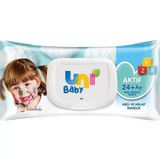 5 Adet Uni Baby Islak Havlu Aktif 72LI