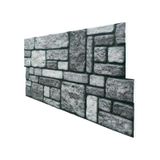 5 Adet X Karma Taş Desenli 3D Strafor Köpük Duvar Kaplama Paneli (446785828)