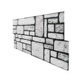 5 Adet X Karma Taş Desenli 3D Strafor Köpük Duvar Kaplama Paneli (446785873)