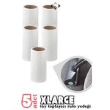 5 Adet XLARGE Tüy Toplayıcı Rulo Yedeği BÜYÜK BOY YEDEK