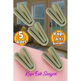 5 Adet Yapışkanlı Kapı Altı Eşik Süngeri Bant Soğuk Isı Izolasyon Yalıtım Bandı Fitili Süngeri 90 cm