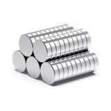 5 Adet, Yuvarlak Neodyum Mıknatıs, 10x3 Mm, Güçlü Magnet