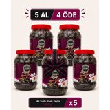 5 Al 4 Öde Fırsatı! Tuzsuz Kuru Sele Siyah Zeytin - 1 kg
