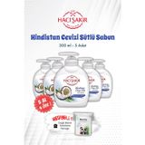 5 Al 4 Öde Hacı Şakir Hindistan Cevizi Sütlü Sıvı El Sabunu 300 Ml Ve Rosıe