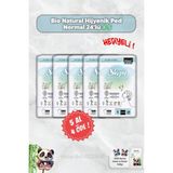 5 Al 4 Öde Sleepy Bio Natural Hijyenik Ped Normal 24'Lü Ve Rosie