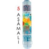 5 Aşamalı Su Arıtma Yüksek Mineral Filtresi
