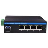5 Bağlantı Noktalı Endüstriyel Ethernet Anahtarları Gigabit Ethernet Fiber Dönüştürücü Endüstriyel Dın Raylı Ağ Anahtarı 100/1000Base-
