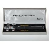 5 Başlıklı Yüksek Güçlü Yeşil Lazer Pointer – 5 Km Gece Menzilli Profesyonel Sunum Ve Gökyüzü Gözlem Lazer Kalemi