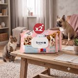 5) Bioxi Kedi ve Köpekler Için Pratik Temizleme Islak Mendili (60 Adet) x 2li
