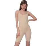 5 Bölge Etkili Vücut Şekillendirici Toparlayıcı Sıkılaştırıcı 1 Beden Küçülten Seamless Tam Boy Kadın Korse (TEN, 2XL)