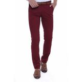 5 Cepli Desenli Erkek Bordo Pantolon - Wessi
