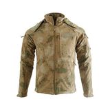 5 Cepli Tactical Double Softshell Su Geçirmez Unisex Mont Ceket - Kamuflaj