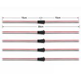 5 Çift 3 Pin Jst Sm 15Cm Kablo Çifti 3 Pin Erkek Dişi Bağlantı Soketi Led Konnektör Kablo Şerid Led Rgb Ws2812b Ws2811 Ws2812 Sk6812