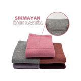 5 Çift Kadın Sıkmayan Lastikli, Diyabetik Pamuklu Soket Çorap Bordro-pembe-somon-lila-gri
