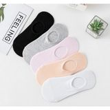 5' Çift Kadın Soft Renkli Görünmez Likralı ve Pamuklu Patik,babet Çorap - 36 - 40 - Pembe - Açık Pembe