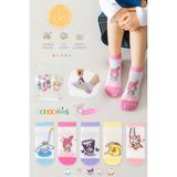 5 Çift Kız Çocuk Çizgi Karakterli Çorap Seti (Extra Comfort) - Çok Renkli - 27 - 31