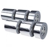 5 Cm 30 Micron 40 Metre AFS Düz Alutape Alüminyum Folyo Bant Isıtma Soğutma İklimlendirme İzolasyon Uygulama AGMair Agm Havalandırma