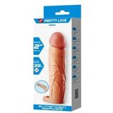 5 cm Dolgulu Premium Ten Rengi Silikon Penis Kılıfı - Hani - BDM1392