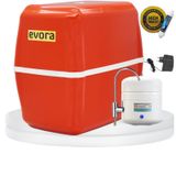5 Filtreli 10 L Pompalı Kırmızı Kapalı Oval Kasa Su Arıtma Cihazı