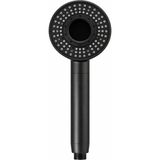 5 Fonksiyonlu Orta Delikli Yuvarlak Duş Başlığı, Masaj, Yağmurlama, Tazyikli Basınçlı, Su Tasarruflu, Kolay Temizlenebilir, Modern Ergonomik Tasarım,