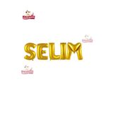 5 Harfli Kişiye Özel Isim Folyo Balonu Doğum Günü Folyo Balon Set 36Cm Isim Balon, 1471044110118