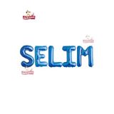 5 Harfli Kişiye Özel Isim Folyo Balonu Doğum Günü Folyo Balon Set 36Cm Isim Balon, 1471044110121