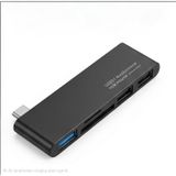 5 in 1 Type-C Hub Adaptör - USB 3.1 Süper Hızlı Veri Aktarımı, SD & MicroSD (TF) Çift Kart Okuyucu, 2 Port USB 2.0 Çoklu Dönüştürücü, MacBook, Laptop ve Tablet Uyumlu Kart Okuyucu Hub