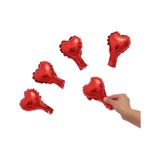 5 İnç Mini Kalp Folyo Balon Kırmızı 5 Adet