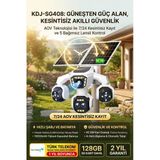 5 Kameralı Güneş Enerjili 18X Optik Zoom Solar Panelli Profesyonel Dış Mekân Güvenlik Kamerası 100Tt