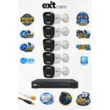 5 Kameralı Güvenlik Kamera Seti 2Mp 1080P Full Hd Ahd – 320Gb Hdd, Renkli Gece Görüşü, Yüz Ve Araç Algılama