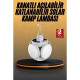 5 Kanatlı Bahçe Aydınlatma LED Askılı Solar Güneş Enerji USB Sarjlı