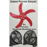 5 Kanatlı Vantilatör Pervanesi MCS Yumatu Word Star Cvs Yer Duvar 56cm Sanayi Tip Her Markaya Uyar