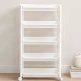 5 Katlı Tekerlekli Sepet Organizer Raf Ünitesi 465X145x850 Mm