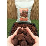 5 kg Dekoratif Pomza Taşı, 1-2 Cm, Bahçe ve Tarım Için Renkli Taş - Seçenek 1 - Ahşap