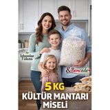 5 Kg Kültür Mantarı Tohumu + Ekim Klavuzu