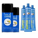 5 Kutu Super Viga 150000 Ozel Sprey Ve Krem Seti -5Li Set Permium Kalite