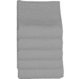 5 li Otel Ayak Havlusu Bukle Ayak İzli 50x70 Cm Renkli 16/2 Avs 250 Gr Gri