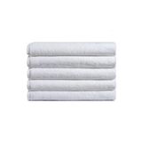 5 Li Otel Banyo Havlusu %100 Pamuklu 70X150 Cm Beyaz 20/2 Ring 500 Gr