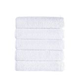 5 Li Otel Banyo Havlusu Pamuklu 70X145 Cm Beyaz 16/1 Avs 440 Gr