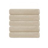 5 li Otel Banyo Havlusu Pamuklu 70X145 Cm Renkli 16/1 Avs 440 Gr Kahve