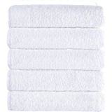 5 Li Otel Banyo Havlusu Pamuklu 90 x 150 cm Beyaz 16/1 Avs 580 gr - 90 x 150 cm