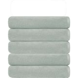 5 Li Otel Banyo Havlusu Pamuklu 90X150 cm Renkli 16/1 Avs 580 gr - Gri - 90 x 150 cm