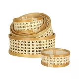 5 Lİ RATTAN TEPSİ SETİ