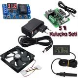 5 Li Set Kuluçka Makinesi Termostadı,zaman Modülü ,kuluçka Fanı, Kuluçka Nem Ölçer, Adaptör